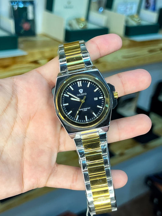 TICARTO STAINLESS STEEL WATCH