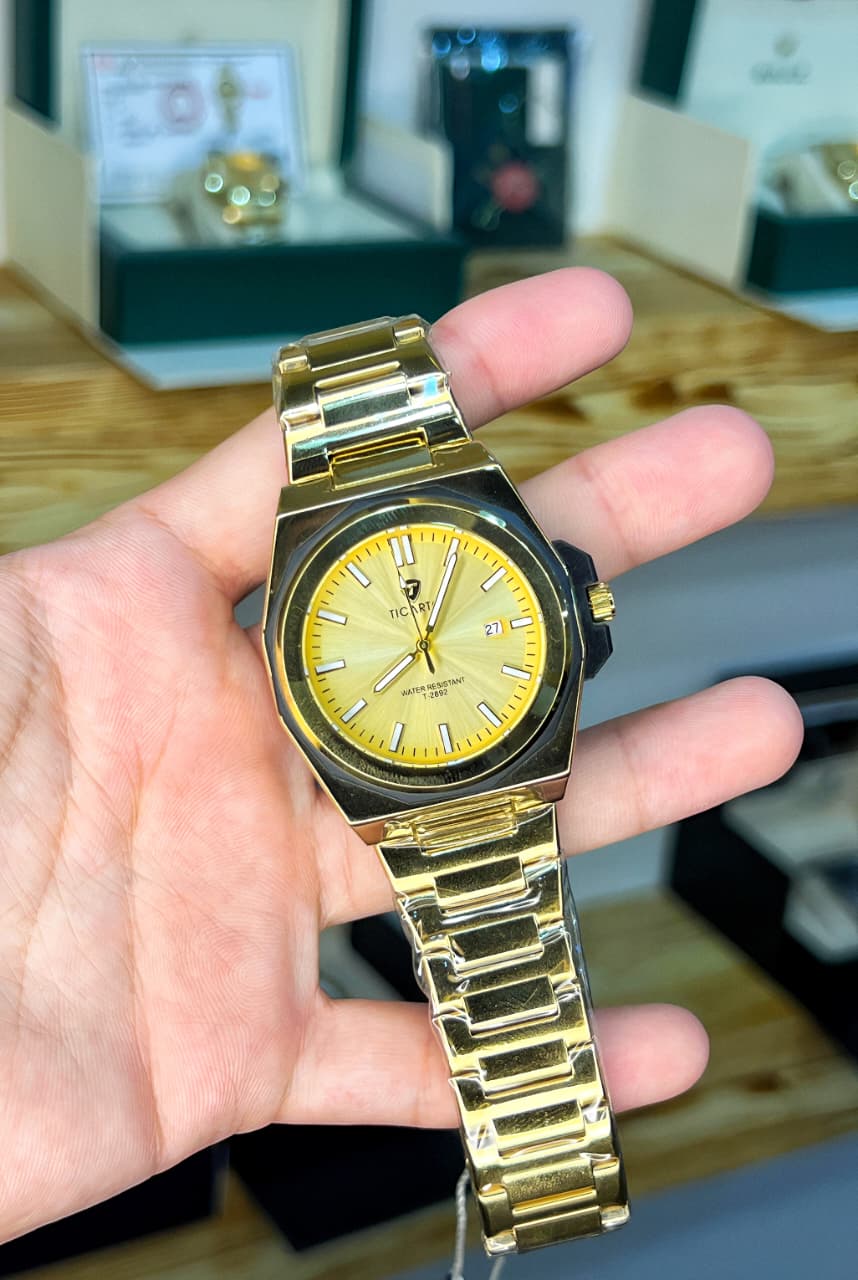 TICARTO STAINLESS STEEL WATCH